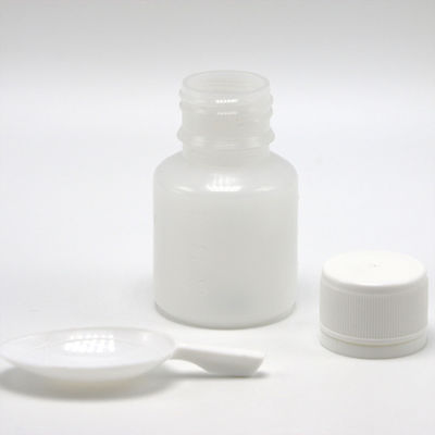 Botão de plástico transparente PE para medição de medicamentos líquidos 30 ml Capacidade e colher