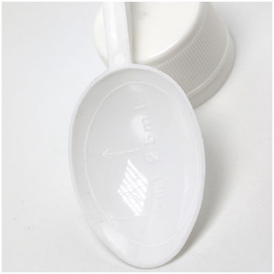 Botão de plástico transparente PE para medição de medicamentos líquidos 30 ml Capacidade e colher