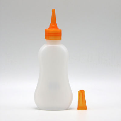 100 ml de garrafa de plástico com logotipo personalizado e casca de abóbora
