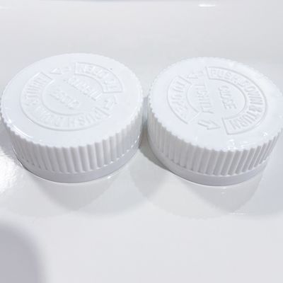 38mm plástico tampa de parafuso resistente a crianças tampa para garrafas de plástico acessível