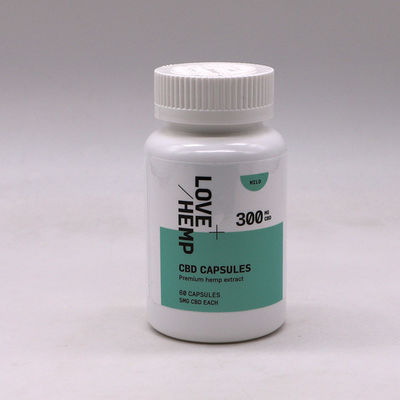 4OZ 120ML HDPE Branco Preto Botão de Medicamento Plástico Vazio para Pilhas Vitamina Cápsula Made