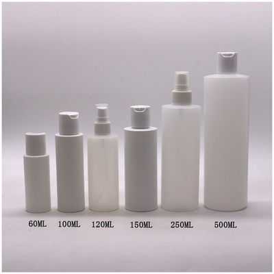 100 ml de frasco de pulverizador de ombro plano em HDPE para spray de álcool em grande quantidade