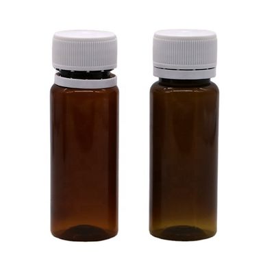 Outros medicamentos 50 ml PET frasco de xarope para tosse com cor personalizável e tampa segura