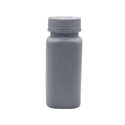 120cc HDPE Quadrado Pílula de plástico de qualidade medicamentosa cápsula comprimido frasco recarregável para medicina