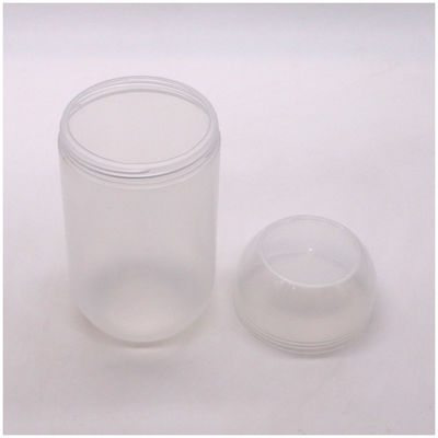 500 ml de cápsula de PP em forma de cápsula de plástico para armazenamento de alimentos com tampa de parafuso