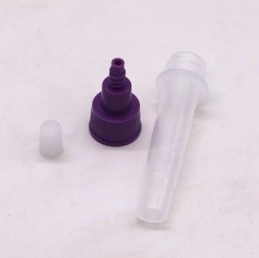 Tubos de amostragem de plástico de PP com tampa de parafuso pequeno para rotulagem de laboratório e extração de ARN