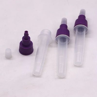 Tubos de amostragem de plástico de PP com tampa de parafuso pequeno para rotulagem de laboratório e extração de ARN