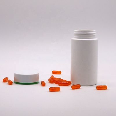 Capuz de parafuso de plástico HDPE 175CC frasco de boca larga para medicina de pílulas cápsulas comprimidos