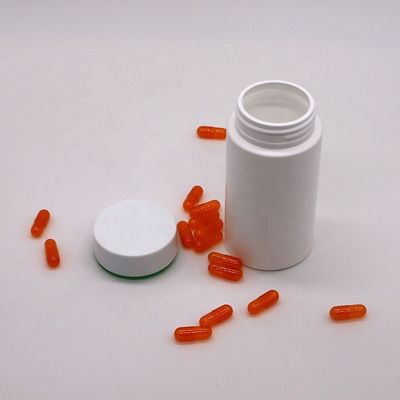 Capuz de parafuso de plástico HDPE 175CC frasco de boca larga para medicina de pílulas cápsulas comprimidos