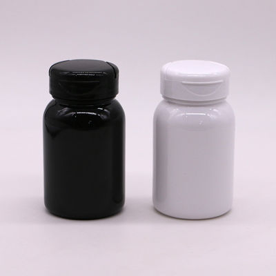 3OZ 90ML PET plástico médico frasco vazio recarregável para cápsulas