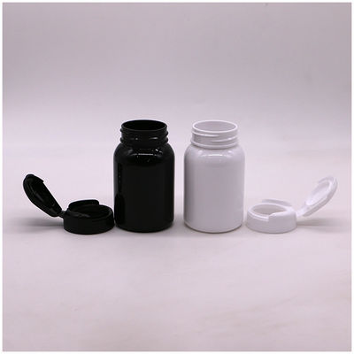 3OZ 90ML PET plástico médico frasco vazio recarregável para cápsulas