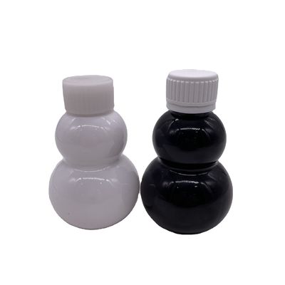 Botão de abóbora PET de 120 ml para produtos de saúde Capuz de parafuso de cor personalizável e amostra gratuita