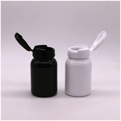 3OZ 90ML PET plástico médico frasco vazio recarregável para cápsulas