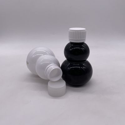 Botão de abóbora PET de 120 ml para produtos de saúde Capuz de parafuso de cor personalizável e amostra gratuita