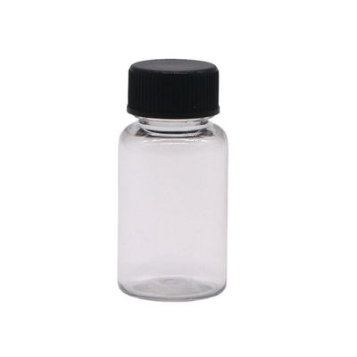 Garrafa de plástico PET redonda de 10 ml para armazenamento de cápsulas de suplemento medicamentoso