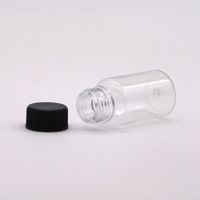 Garrafa de plástico PET redonda de 10 ml para armazenamento de cápsulas de suplemento medicamentoso