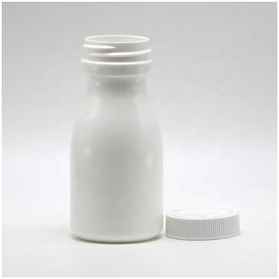 120 mL Botão de plástico HDPE em forma de bowling para armazenamento de pílulas