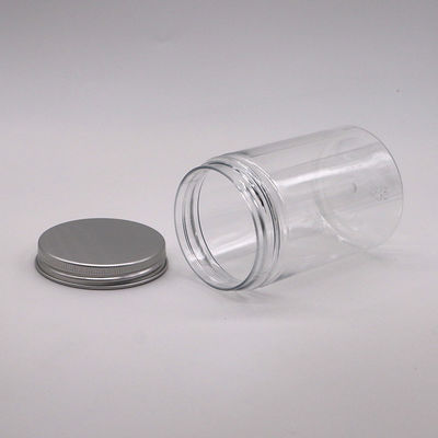 Embalagem de produtos de confeitaria 250 ml frasco de PET com tampa de parafuso e tampa de alumínio