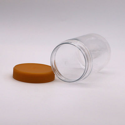 Embalagem de produtos de confeitaria 250 ml frasco de PET com tampa de parafuso e tampa de alumínio