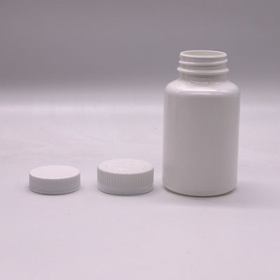 Frasco de suplemento de forma redonda para armazenamento de comprimidos sólidos e cápsulas Capacidade 200 ml