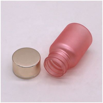 40 ml PET rosa fosco de plástico delicado para cuidados de saúde