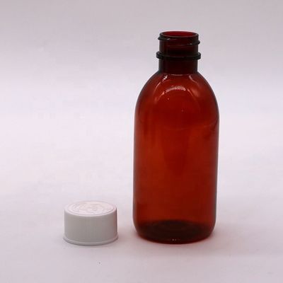 CRC Cap PET Quadrado Séril xarope para tosse frasco de líquido oral para medicamentos 120ML/4OZ