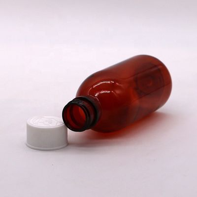 CRC Cap PET Quadrado Séril xarope para tosse frasco de líquido oral para medicamentos 120ML/4OZ