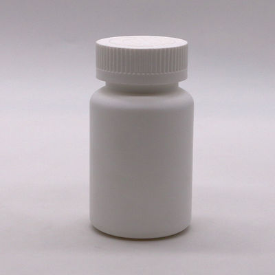 Cor personalizada 120ml HDPE Branco Preto Botão de Medicamento Plástico Vazio para Pilha Cápsula de Vitamina