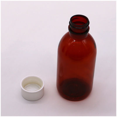 CRC Cap PET Quadrado Séril xarope para tosse frasco de líquido oral para medicamentos 120ML/4OZ