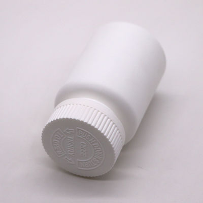Cor personalizada 120ml HDPE Branco Preto Botão de Medicamento Plástico Vazio para Pilha Cápsula de Vitamina