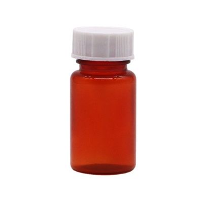 Material do colar PET 15 ml Botão de plástico redondo para armazenamento de cápsulas de comprimidos sólidos