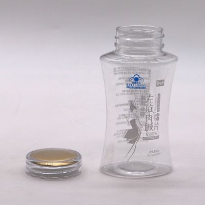 150cc PET Design Botulha estéril de plástico para suplemento nutricional dietético