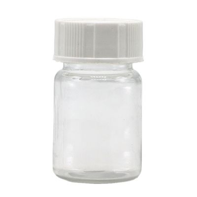 15 ml Botão de plástico PET redondo para armazenamento de suplementos de medicamentos