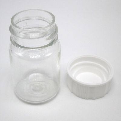 15 ml Botão de plástico PET redondo para armazenamento de suplementos de medicamentos