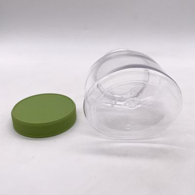 Material de base PET 250 ml Garrafa de plástico de cor personalizável para alimentos Café Alimento para animais de estimação