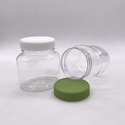 Material de base PET 250 ml Garrafa de plástico de cor personalizável para alimentos Café Alimento para animais de estimação