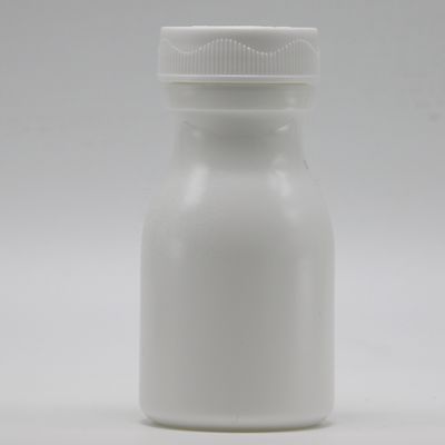 Fota de plástico HDPE em forma de bowling de 60 ml para armazenamento de suplementos