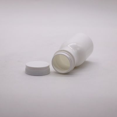 Fota de plástico HDPE em forma de bowling de 60 ml para armazenamento de suplementos