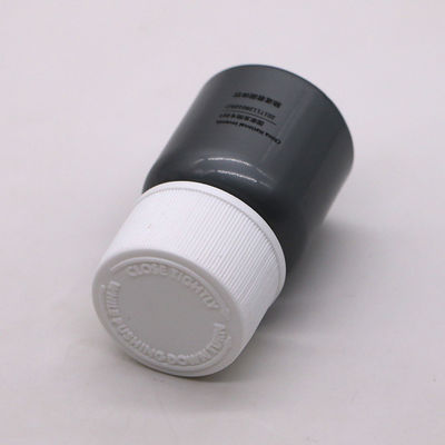 Pílula de PET de plástico 1 oz/30 ml/cc Flasca de pílula de comprimido medicinal com tampa CRC e vedação térmica