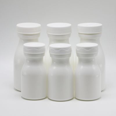 Fota de plástico HDPE em forma de bowling de 60 ml para armazenamento de suplementos
