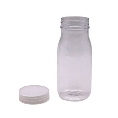 Material do colarinho PET Garrafa de chá de leite de plástico para bebidas líquidas