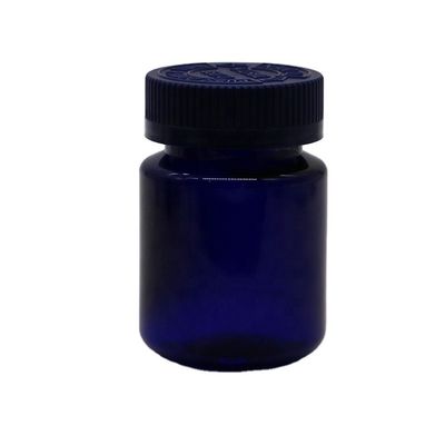 120 mL frasco de pílulas PET com tampa de segurança para baixo e para virar recipiente para frasco para farmácia