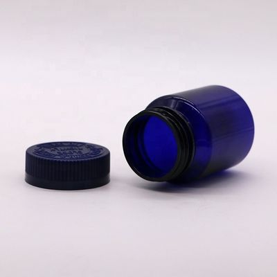 120 mL frasco de pílulas PET com tampa de segurança para baixo e para virar recipiente para frasco para farmácia
