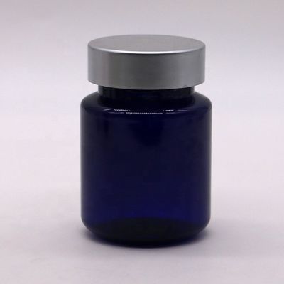 120 mL frasco de pílulas PET com tampa de segurança para baixo e para virar recipiente para frasco para farmácia