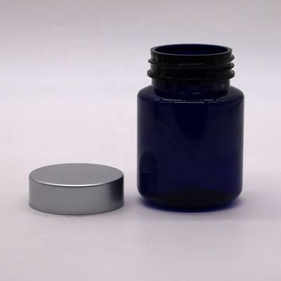 120 mL frasco de pílulas PET com tampa de segurança para baixo e para virar recipiente para frasco para farmácia