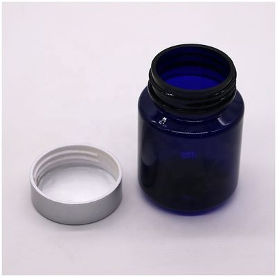 120 mL frasco de pílulas PET com tampa de segurança para baixo e para virar recipiente para frasco para farmácia