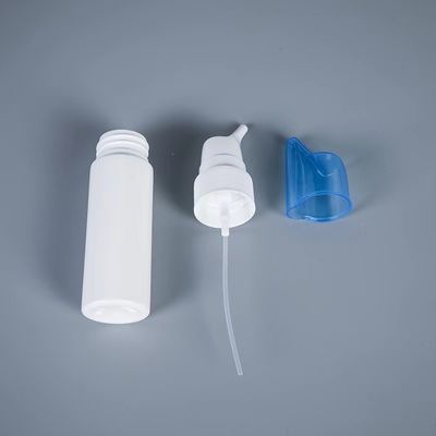 Material PE 70 ml/50 ml Botão de plástico de spray nasal para solução de limpeza do nariz