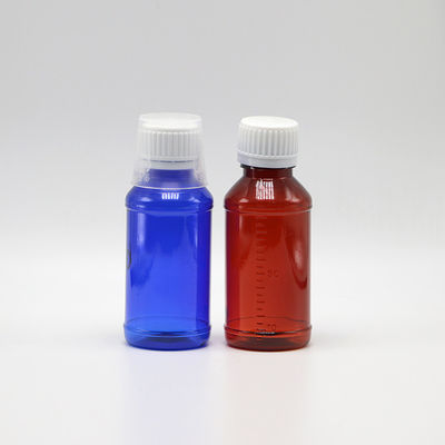100 ml PET recipiente de farmácia redondo para resíduos médicos