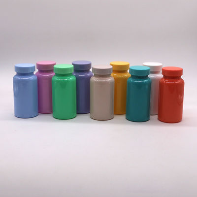 150 ml PET cápsula de frasco de pílula em várias cores personalizáveis para medicina sólida oral
