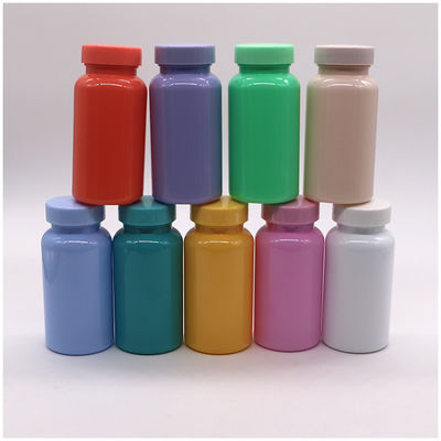 150 ml PET cápsula de frasco de pílula em várias cores personalizáveis para medicina sólida oral